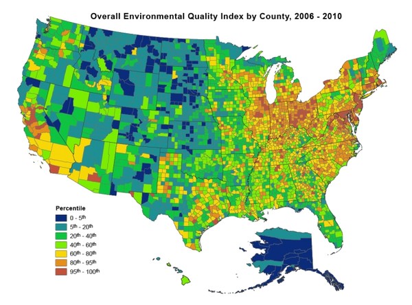 환경품질지수(environmental quality index, EQI) 