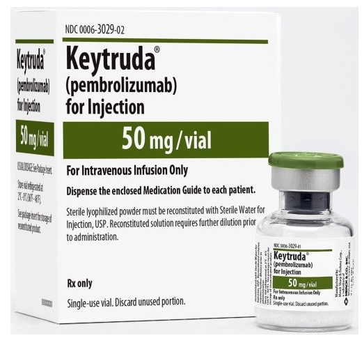 키트루다(Keytruda)는 MSD가 개발한 면역항암제를 말한다. 키트루다는 상표명이고, 공식적인 의약품 명칭은 MK-3475, 펨브롤리주맙(Pembrolizumab)이라고 한다. 13가지의 암을 치료할 수 있다고 알려졌다.